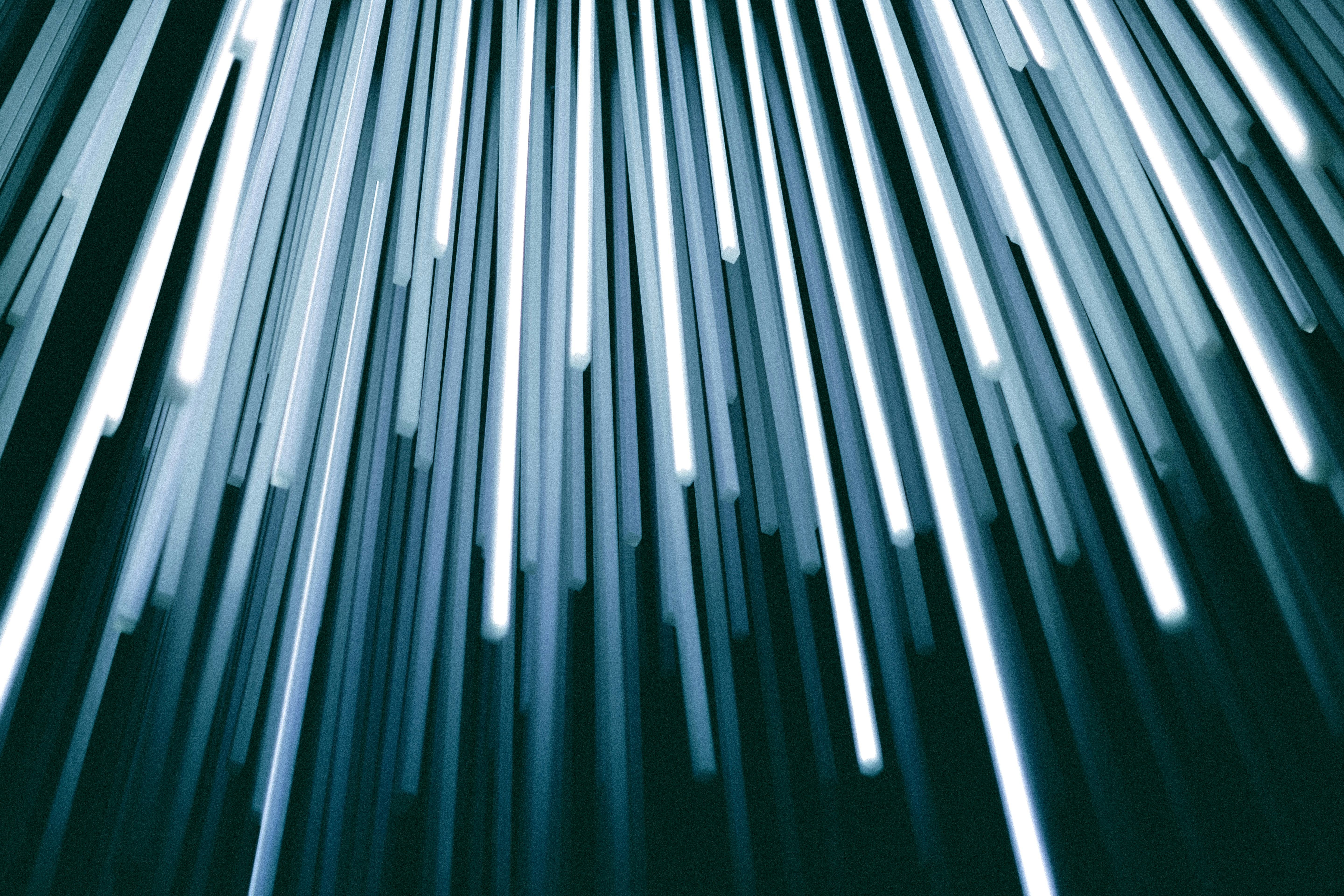 Photo by Christopher Burns - Hanging cylindrical lights